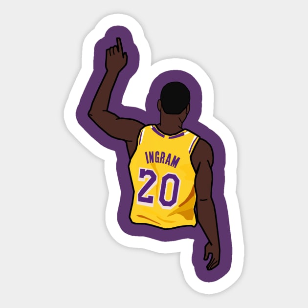 Lakers ingram shirt clearance